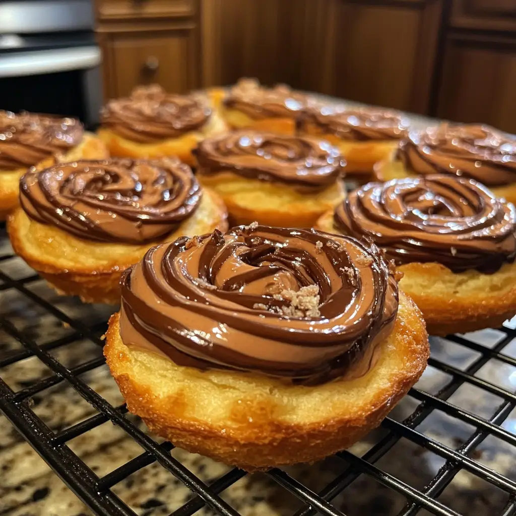 Nutella Swirled Cruffins