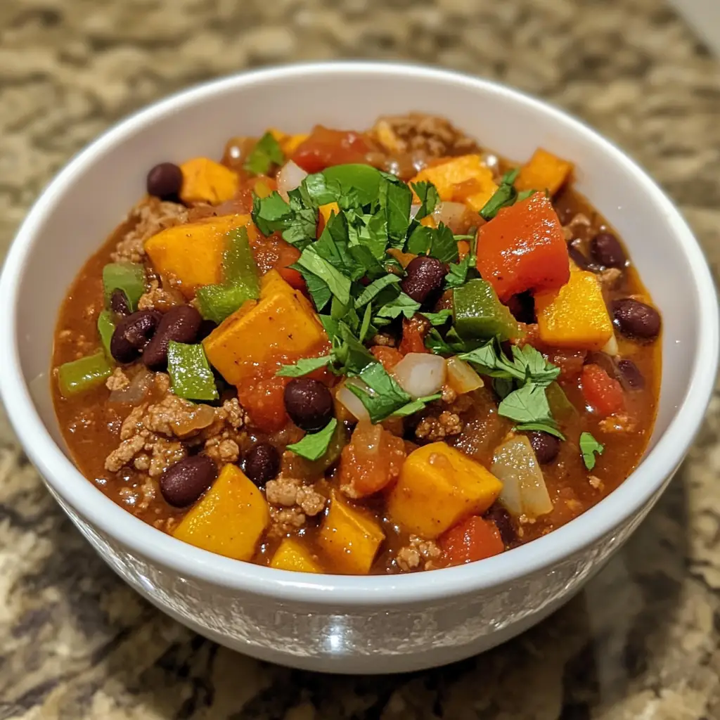 Sweet Potato Black Bean Chili