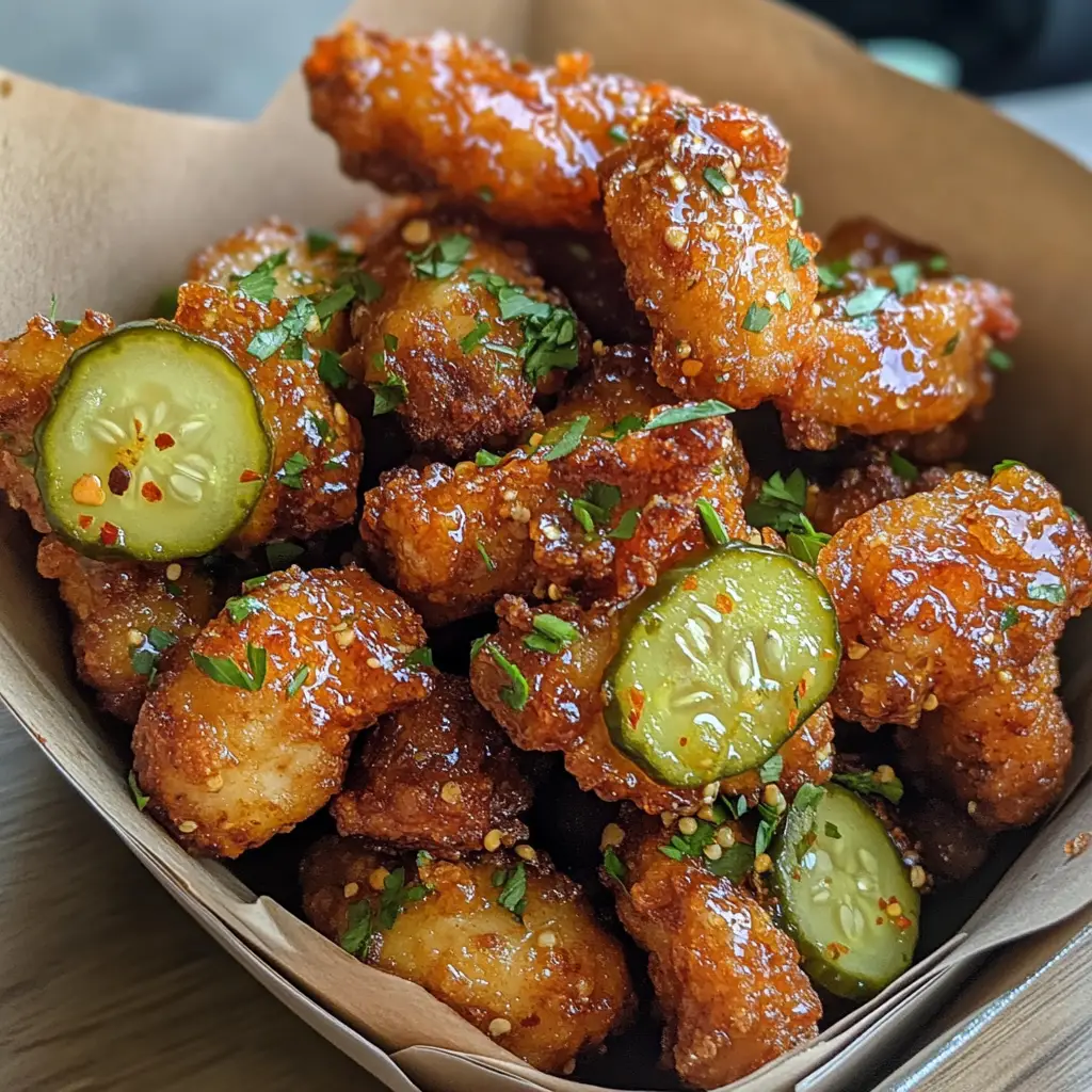 Crispy Pickle-Brined Chicken Bites