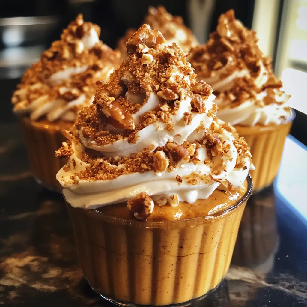 Pumpkin Mousse Cups