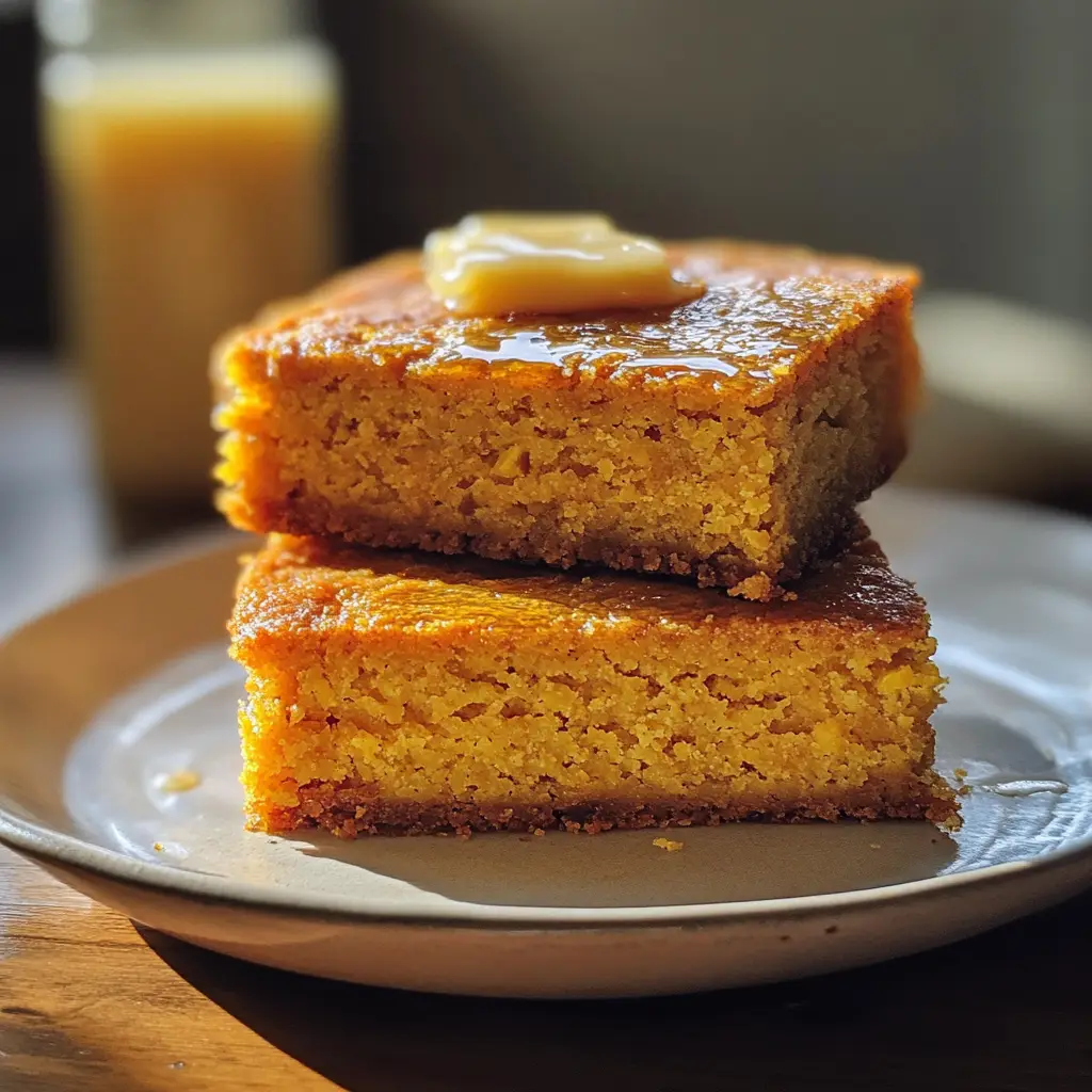 Honey Butter Sweet Potato Cornbread