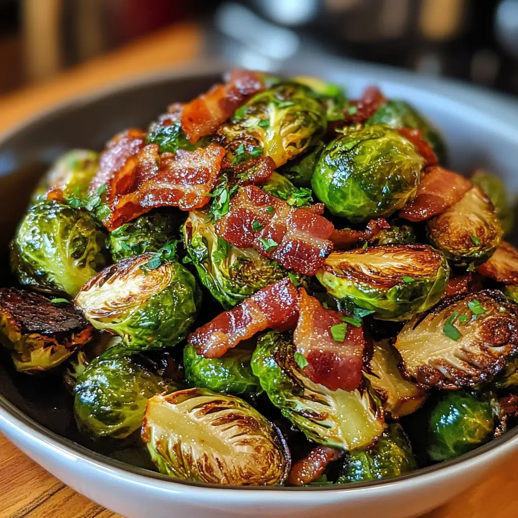 Maple Bacon Brussels Sprouts