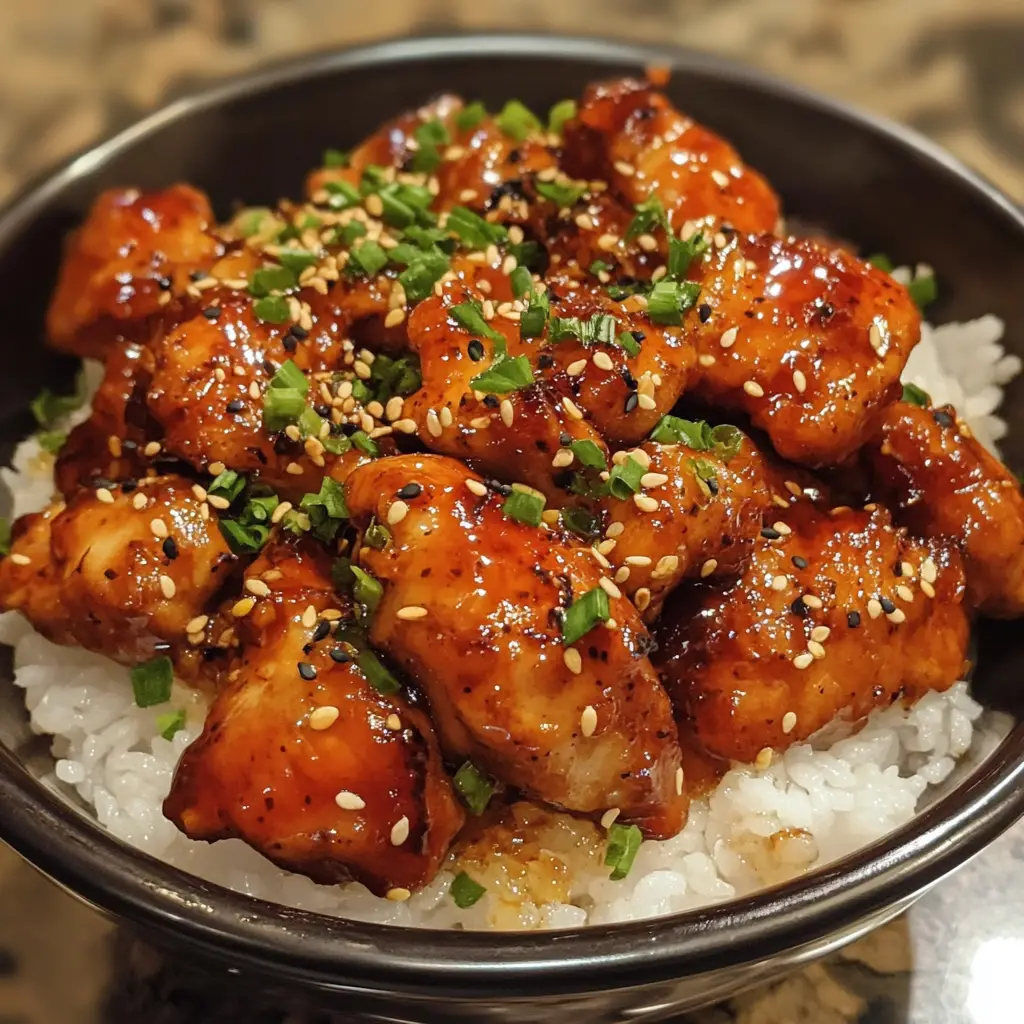 Sticky Honey Gochujang Chicken