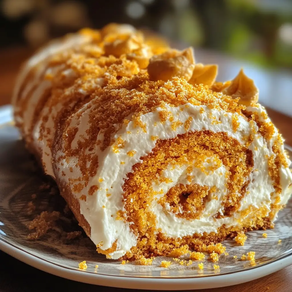 Pumpkin Roll Cake