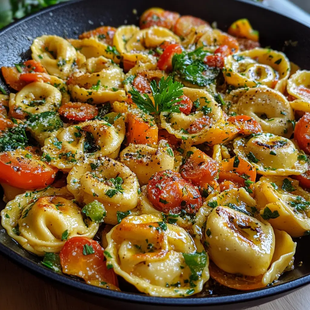 Cheese Tortellini Summer Veggies
