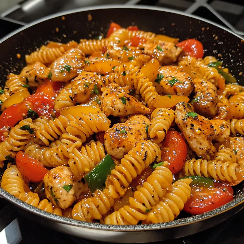 Easy Honey Pepper Chicken Pasta