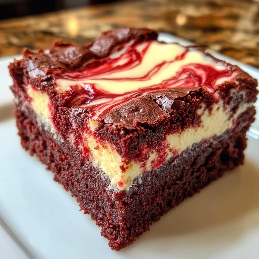 Red Velvet Cheesecake Brownies