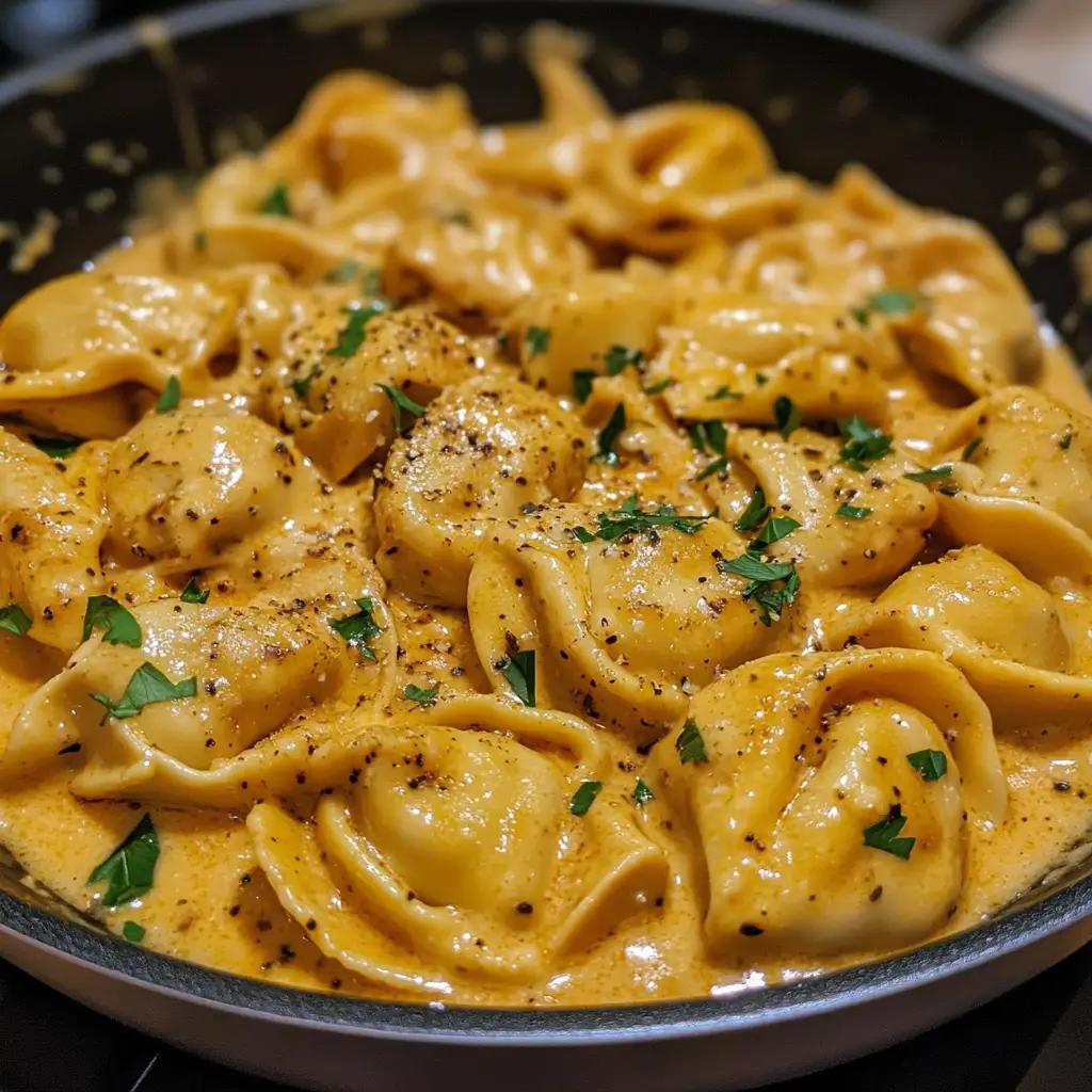Creamy Cajun Chicken Tortellini in Velveeta Garlic Cheese Sauce