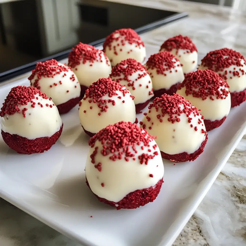 Red Velvet Cheesecake Balls