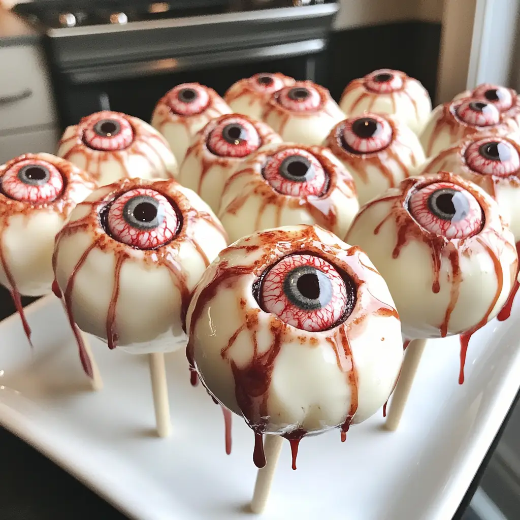 Monster Eyeball Cake Pops