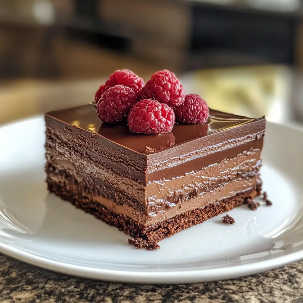 Triple Chocolate Layer Moussez