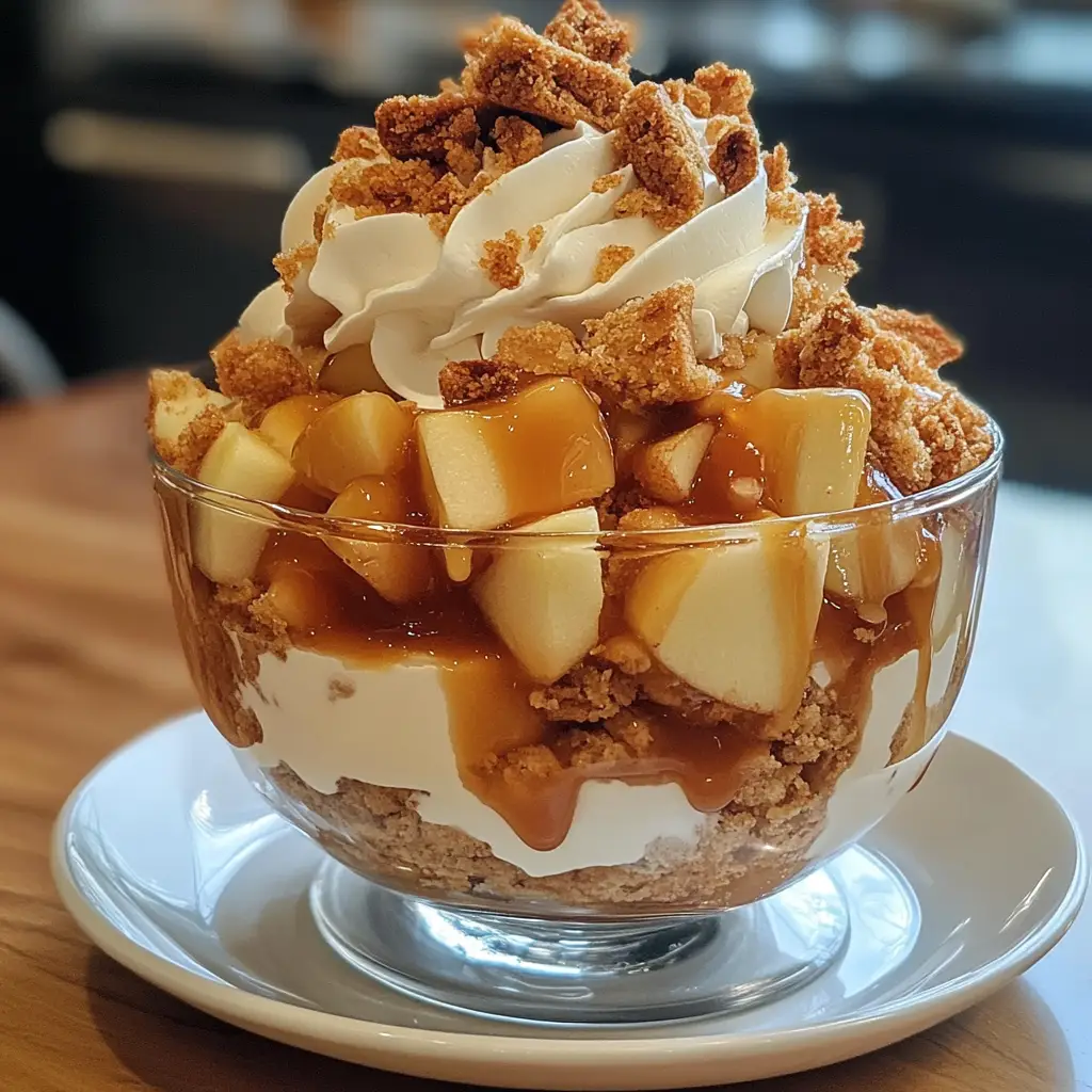 Caramel Apple Crunch Trifle