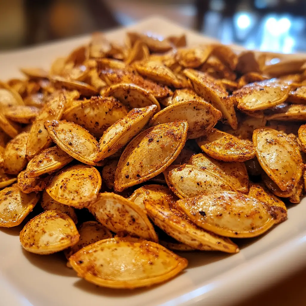 Sweet & Spicy Roasted Pumpkin Seeds