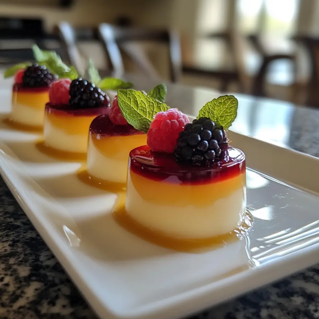 Fruity Jelly Panna Cotta Cups