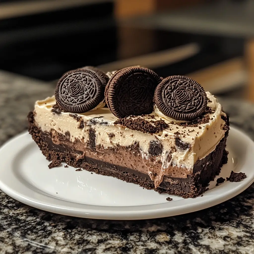 Easy No Bake Oreo Mud Pie