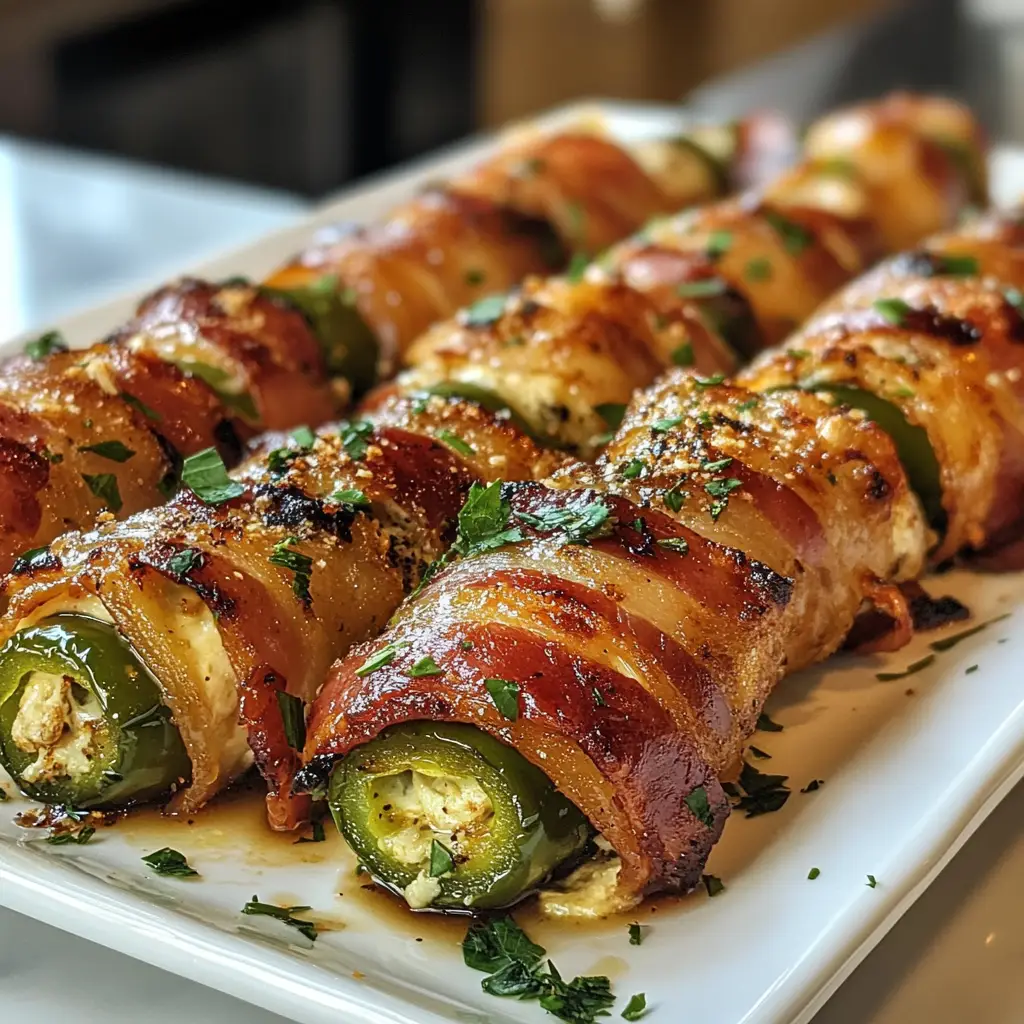 Bacon-Wrapped Jalapeño Poppers
