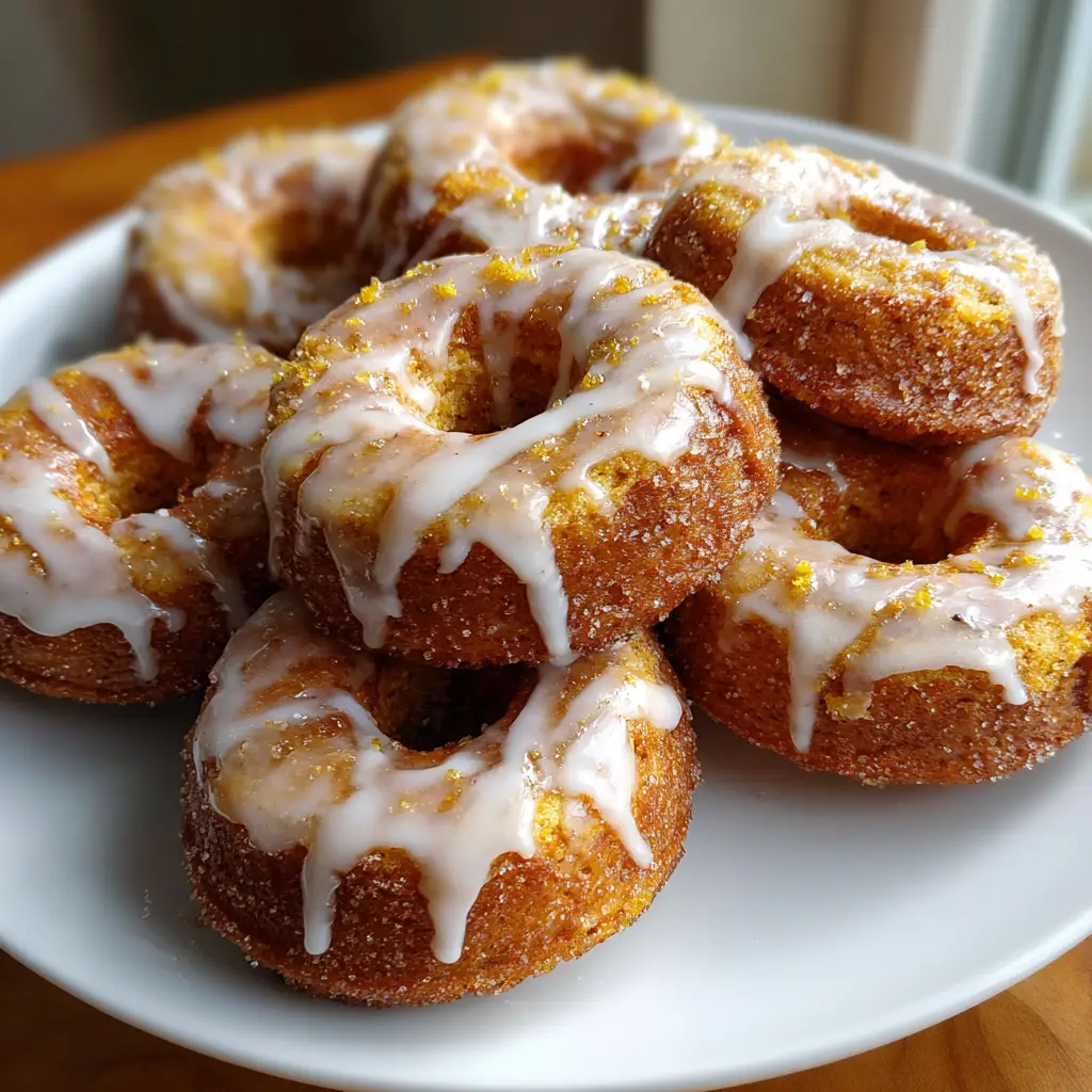 Baked Pumpkin Donut Muffins