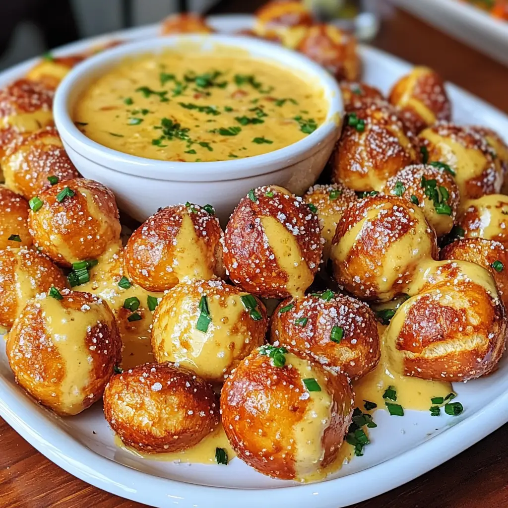 Pretzel Bites with Beer Cheese Dip