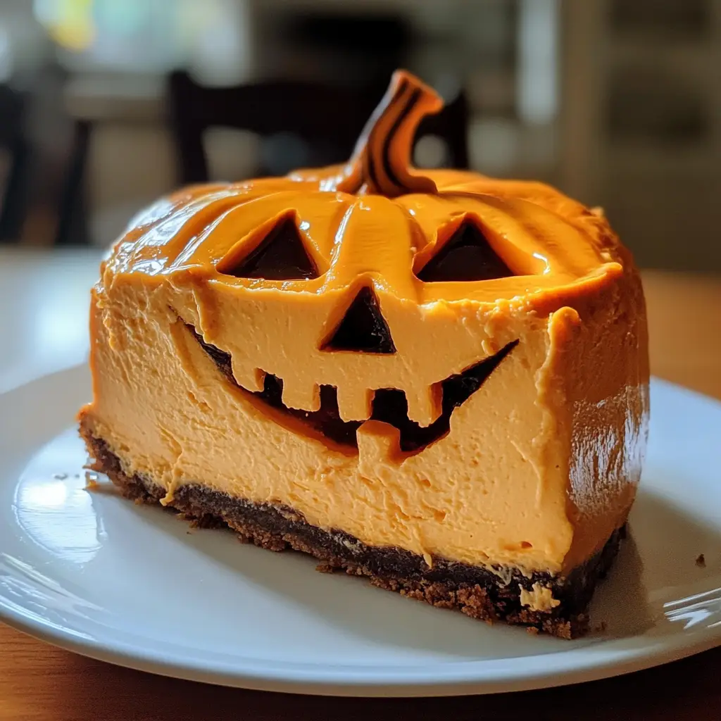 Jack-O’-Lantern Cheesecake