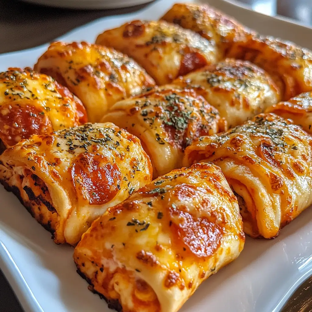 Cheesy Pepperoni Pizza Roll-Ups You Can’t Resist!