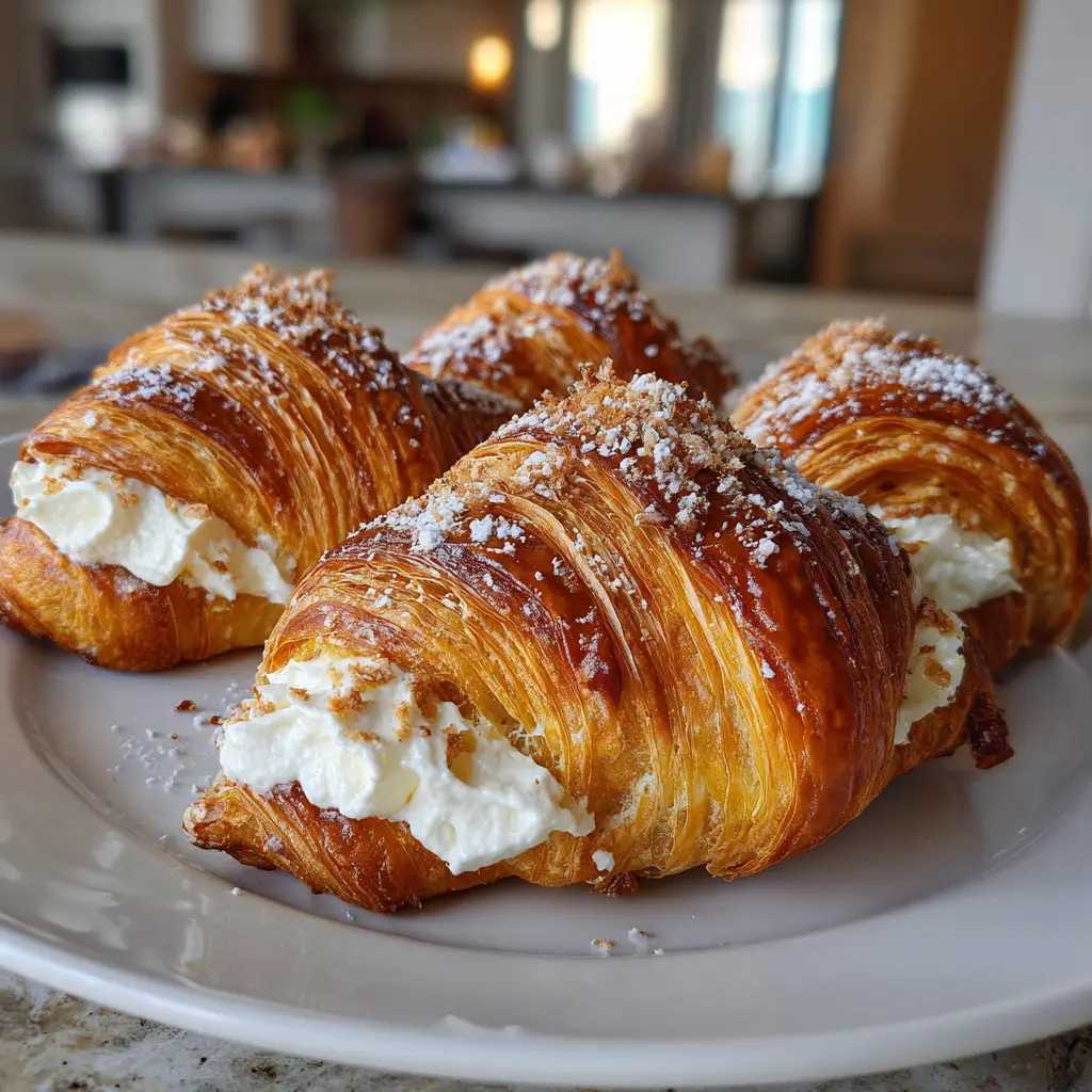 Pumpkin Cream Croissants