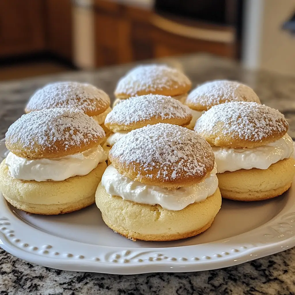 Cream-Filled Cookie Domes
