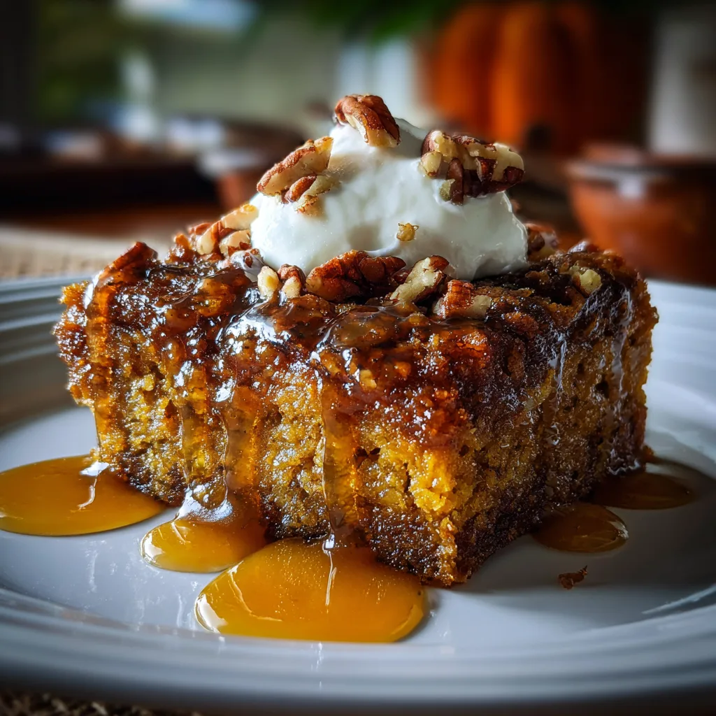 Pumpkin Dump Cake