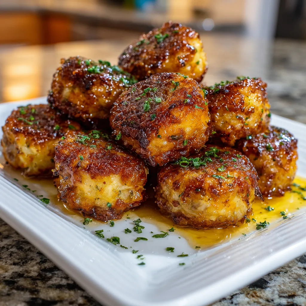 Crispy Hashbrown and Sausage Bites