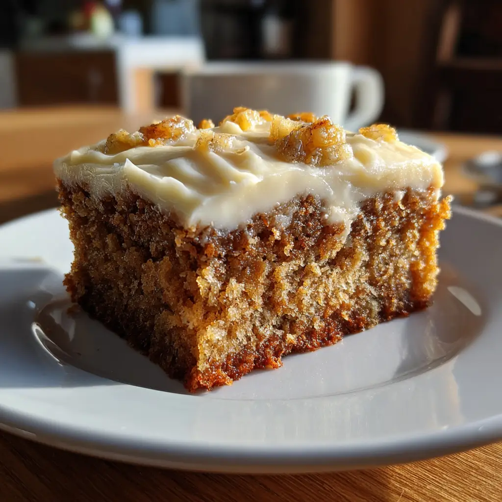Butter Pecan Cake Loaf with Cream Cheese Icing