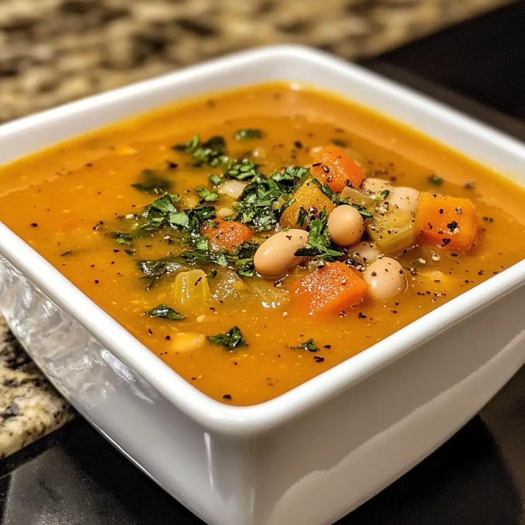 Pumpkin & White Bean Soup