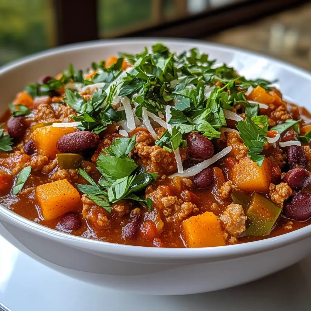 Pumpkin Turkey Chili