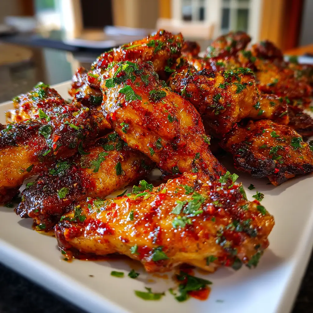 Cajun Garlic Chicken Wings