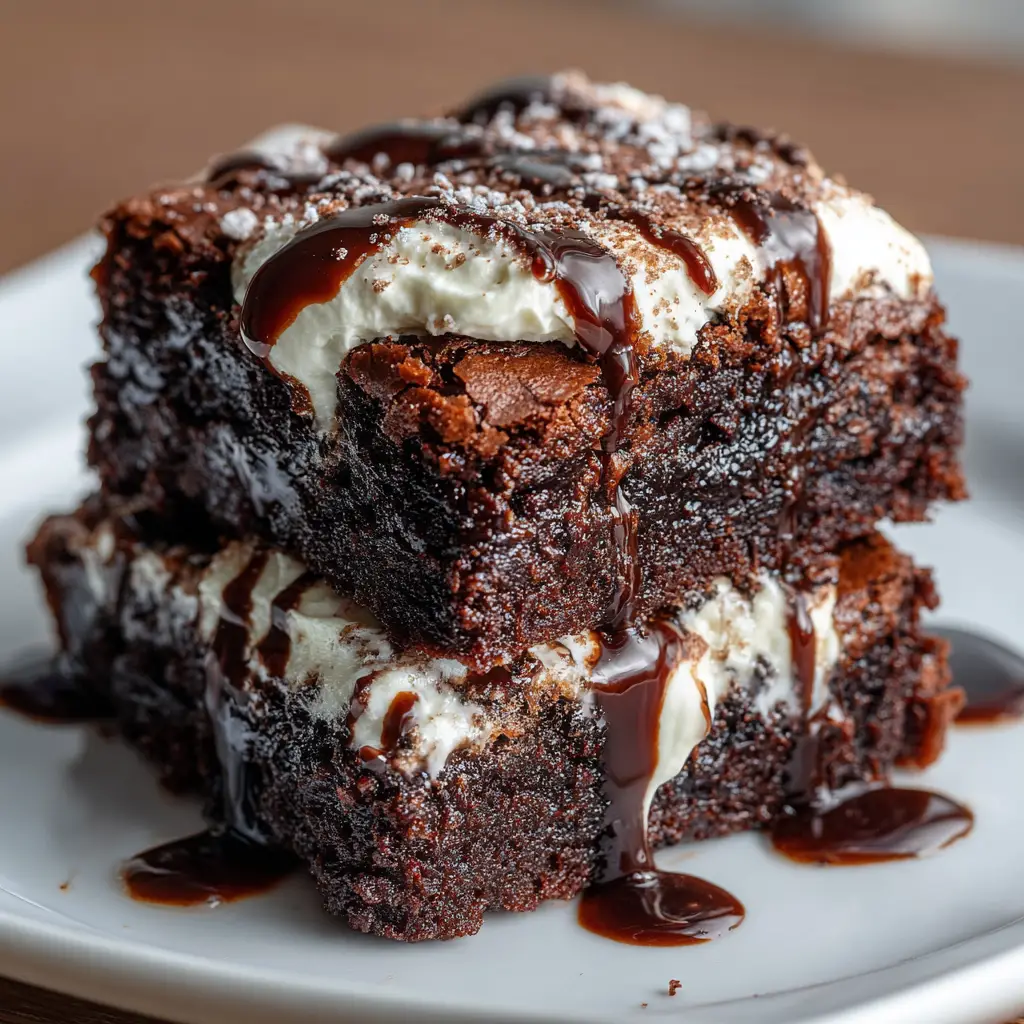 Frosted Coffee Brownies