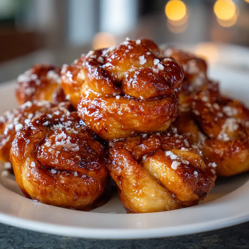 Maple Glazed Cinnamon Knots
