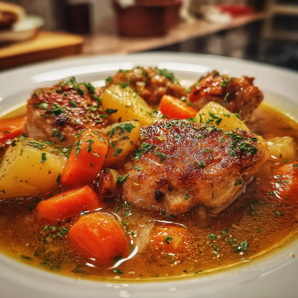 Apple Cider Chicken Stew