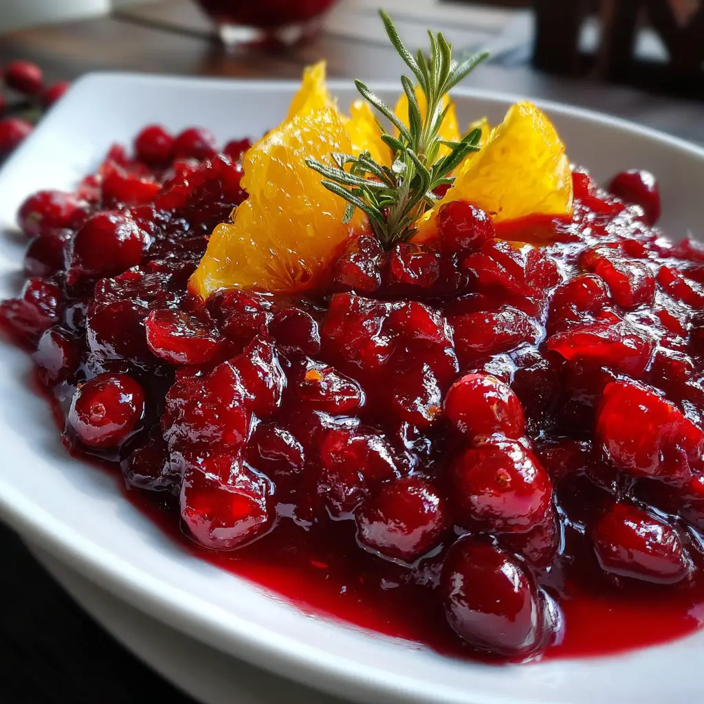 Cranberry Orange Sauce