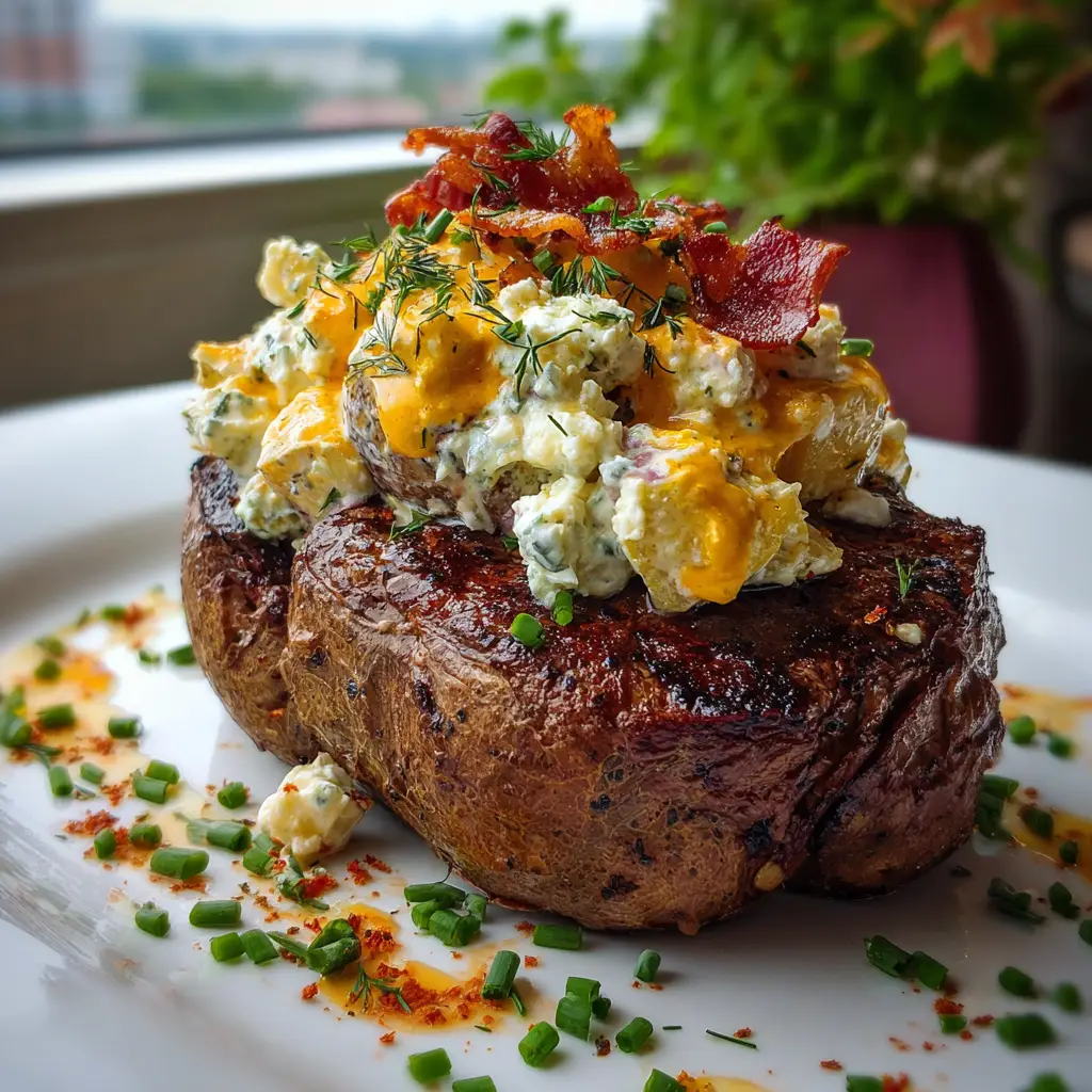 Steakhouse Potato Salad Loaded