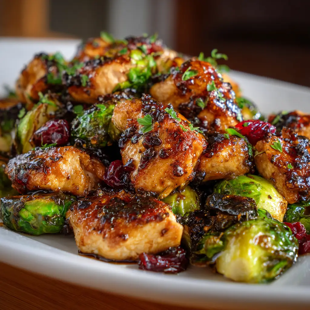 Caramelized Brussels Sprouts with Balsamic