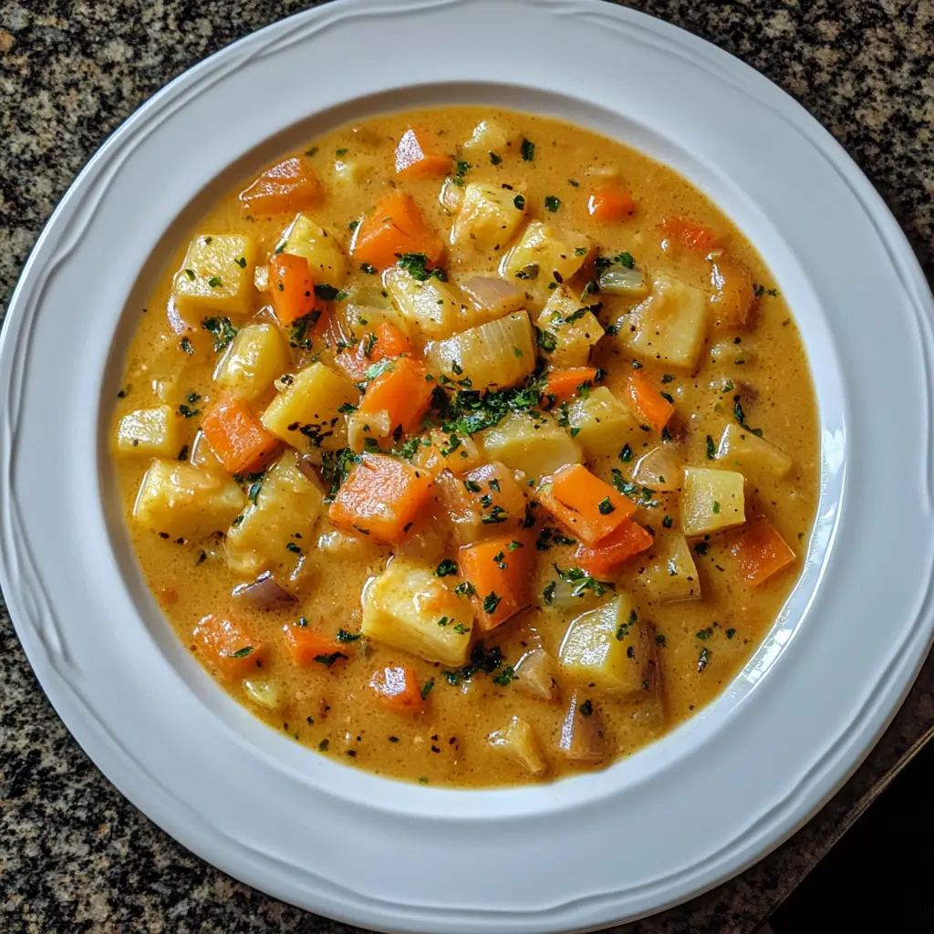 Roasted Root Vegetable Chowder