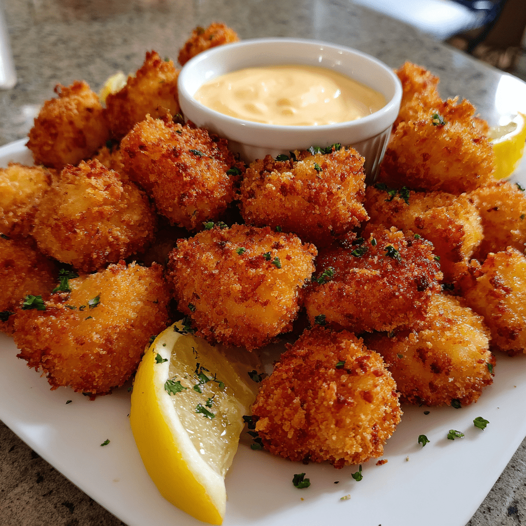 Crispy Cajun Fish Bites with Lemon Aioli Delight!
