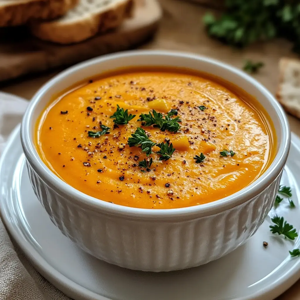 Creamy Carrot & Apple Soup