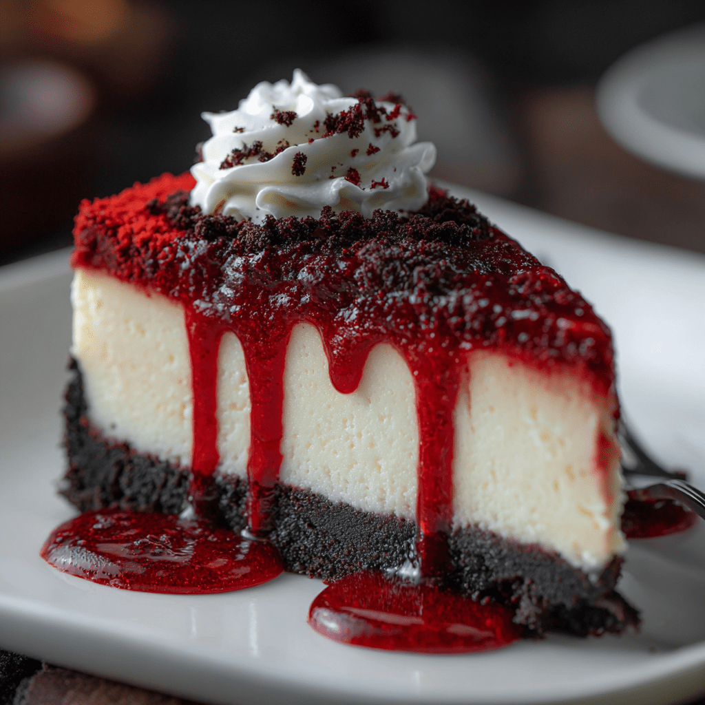 Vampire Bite Red Velvet Cheesecake: A Sinful Delight!