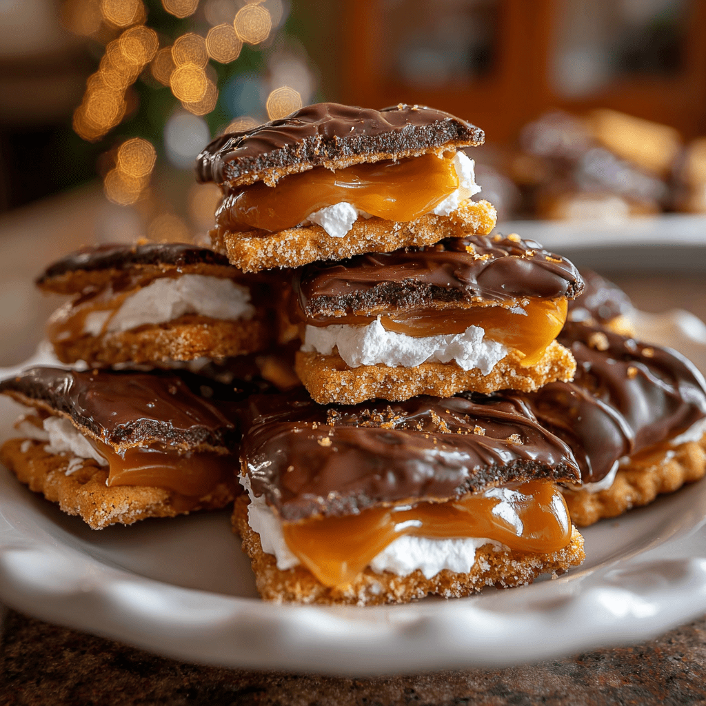 Caramel Ritz Cracker Christmas Cookies to Delight You!