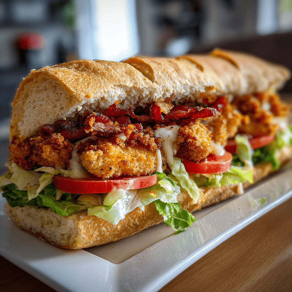 Crunchy Chicken Caesar Sandwich: A Must-Try Delight!