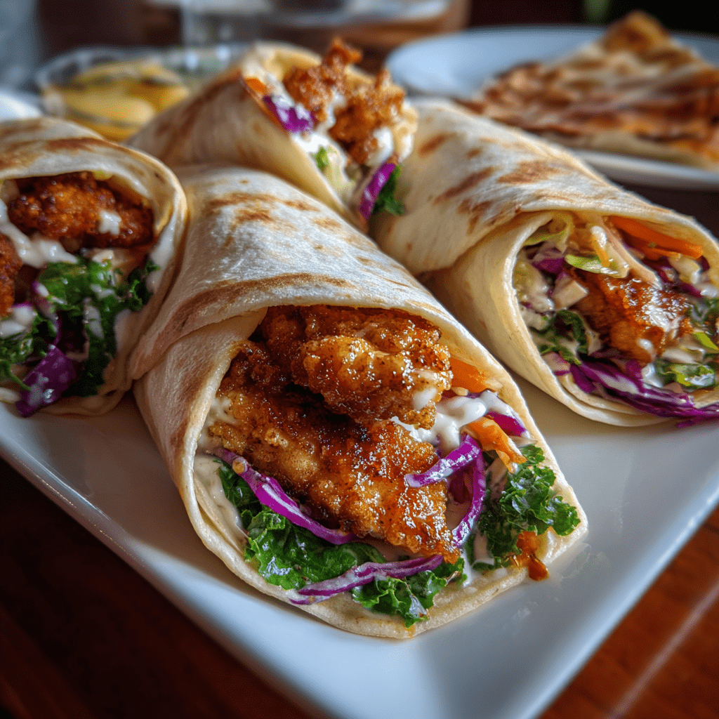 Crispy Asian Chicken Wraps with Sesame Mayo Delight You!