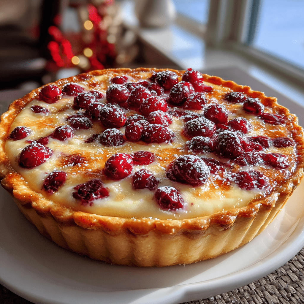 Cranberry Custard Pie Delight: A Taste You’ll Cherish!