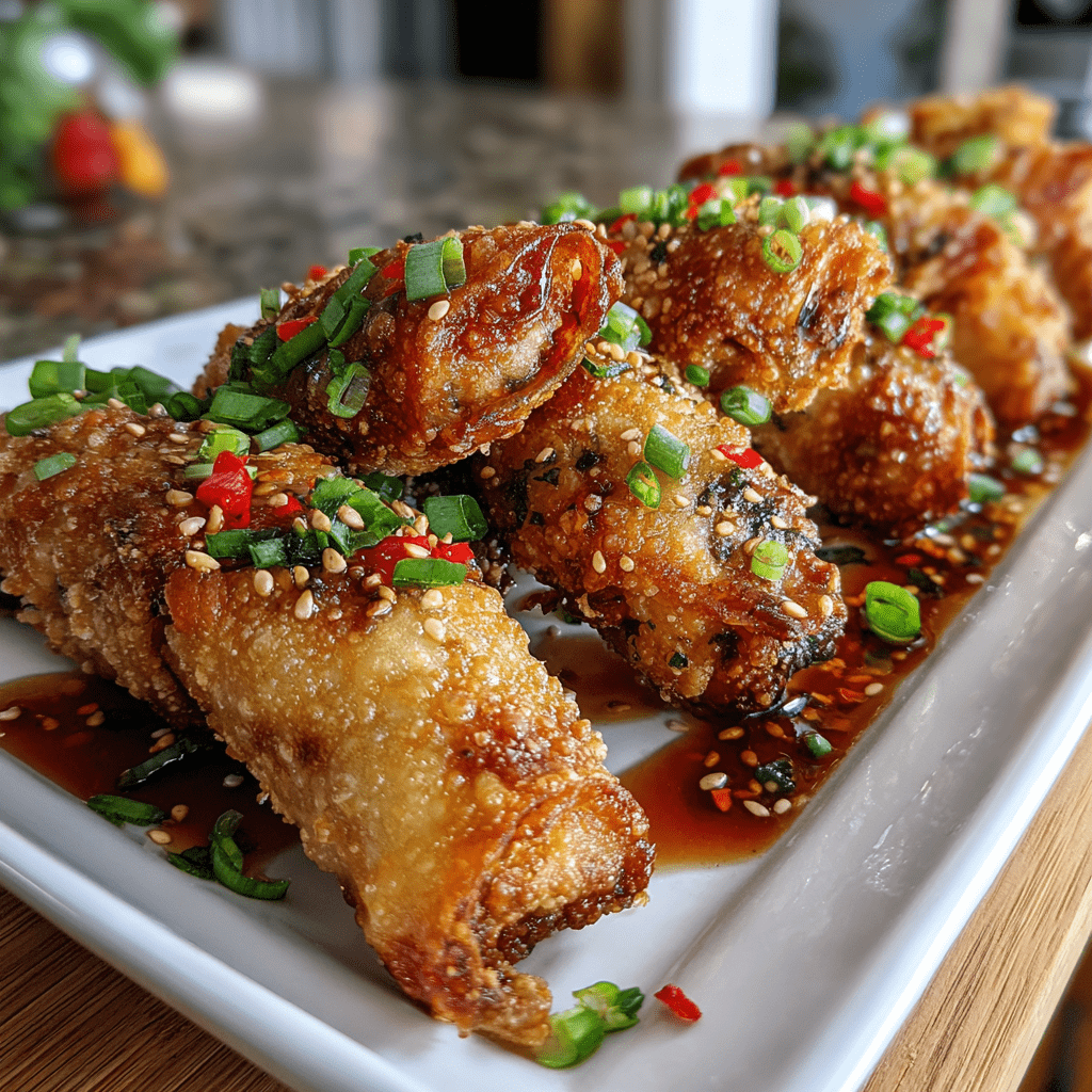 Spicy Chicken Jalapeño Eggrolls: Try This Irresistible Recipe!