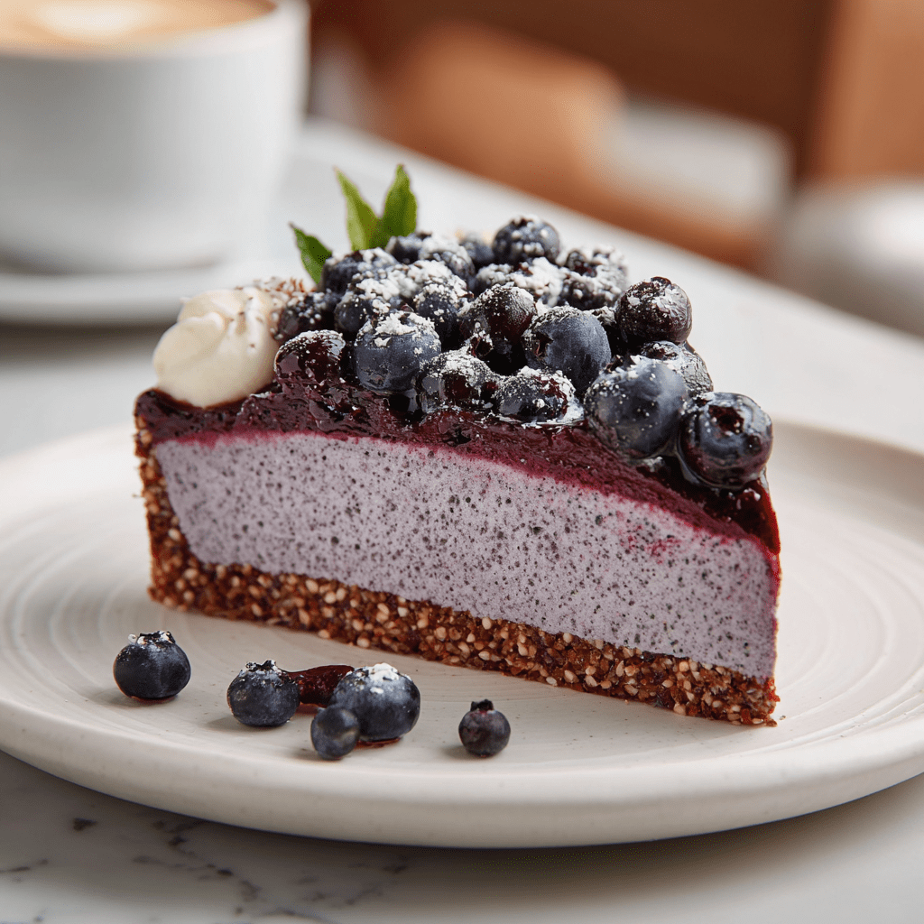 No-Bake Blueberry Chia Seed Pie: A Delicious Delight!