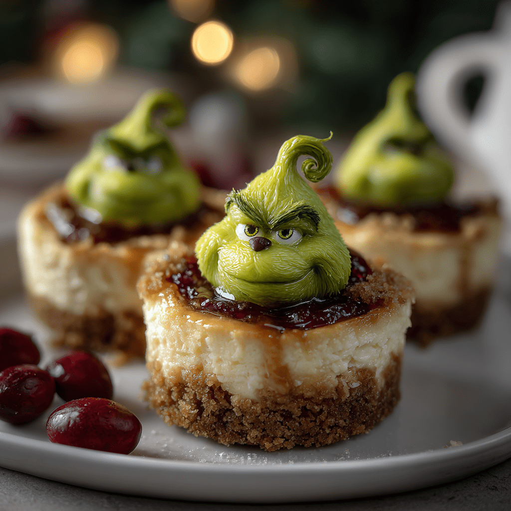 Grinch Mini Cheesecakes That Will Delight Your Holidays!