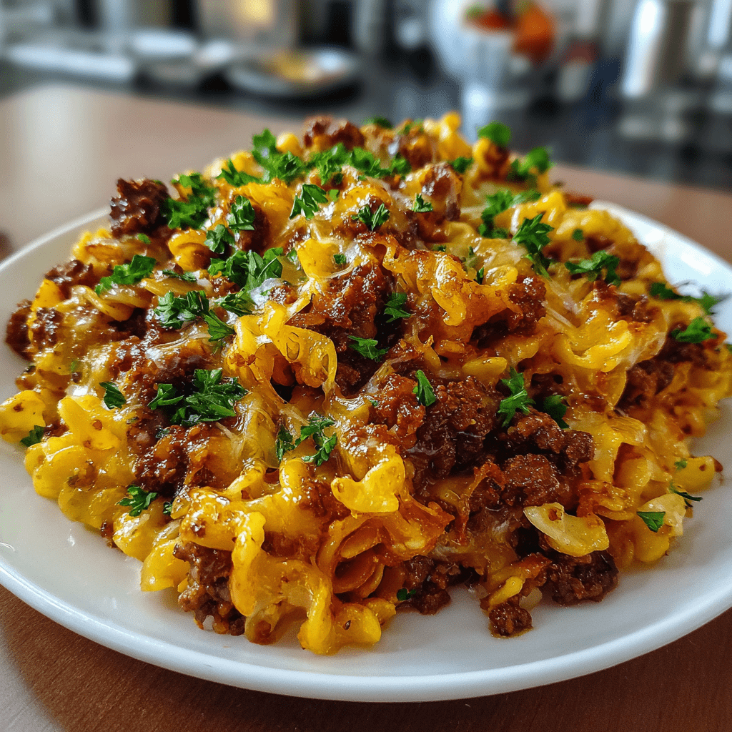 Cheesy One Pot Beef: A Quick and Delicious Dinner!